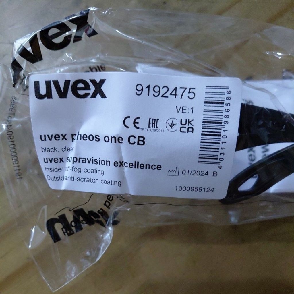 Uvex Safety Glass 9192475 clear