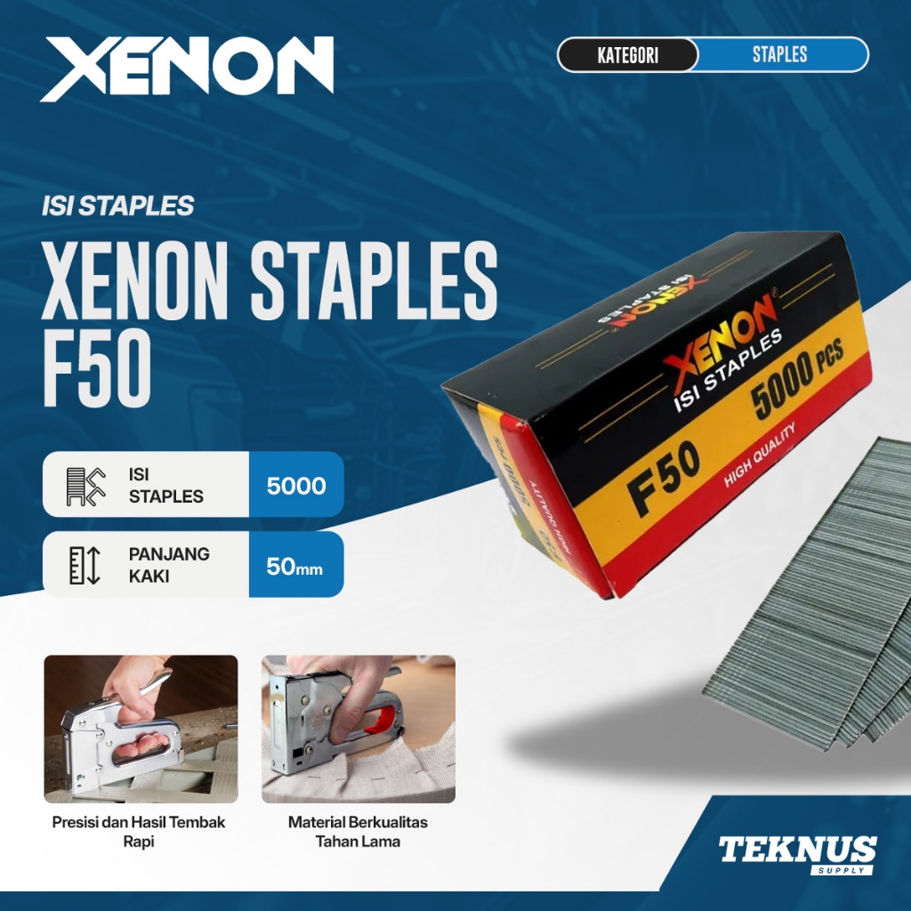 

XENON F50 Staples - Isi 5000 | Teknus Supply