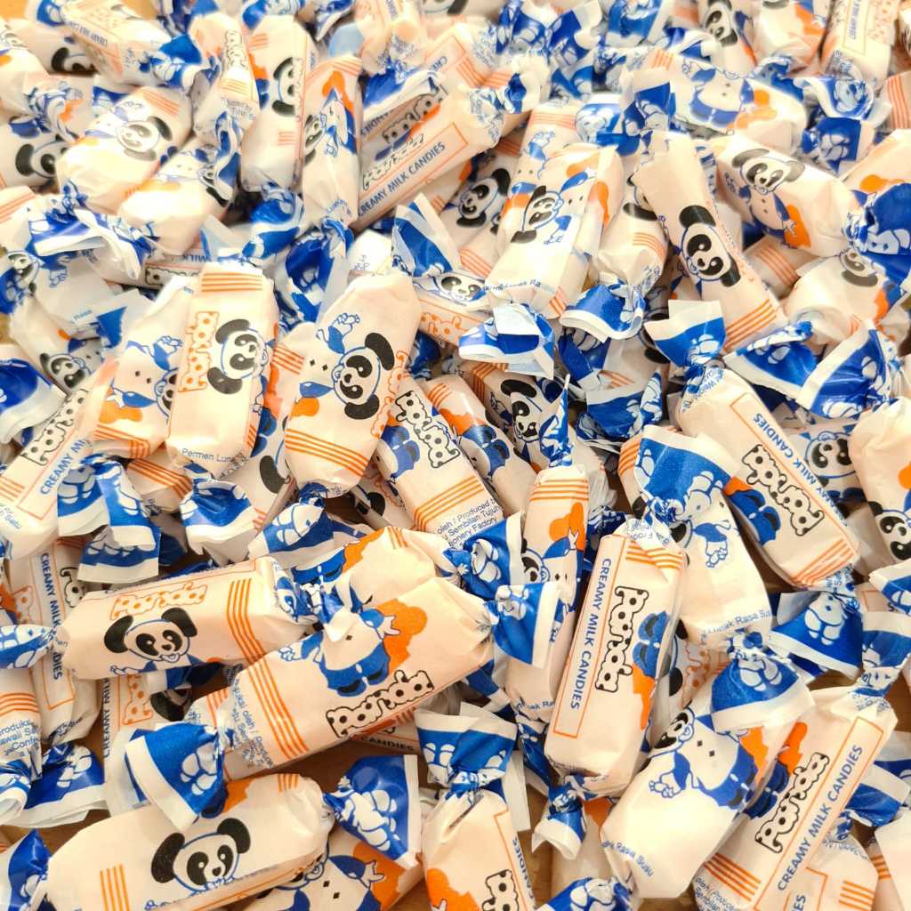 

Permen Susu - Permen Jadul Permen Rasa Susu Cap Panda Manis Dan Enak 100gram