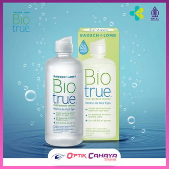 Optik Cahaya Truevue - Cairan softlens BIO TRUE 300ML / BIO TRUE 60ML Multi Purpose Solution / Air p