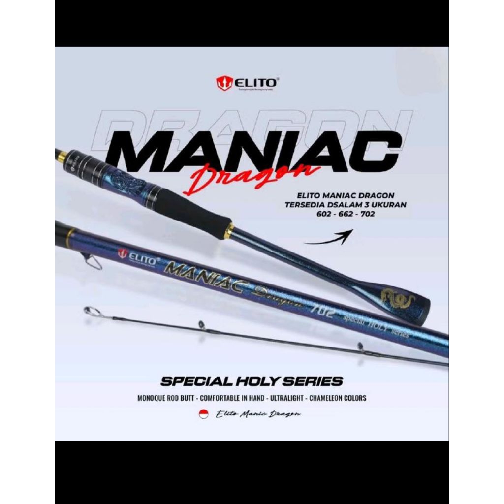 joran ul elito maniac dragon solid carbon 602/662/702 3-7lb spining