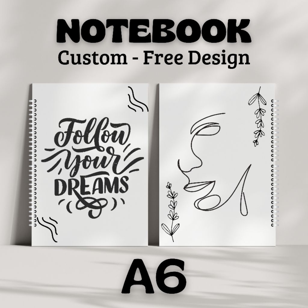

Notebook A6 Custom Buku Catatan A6 Custom