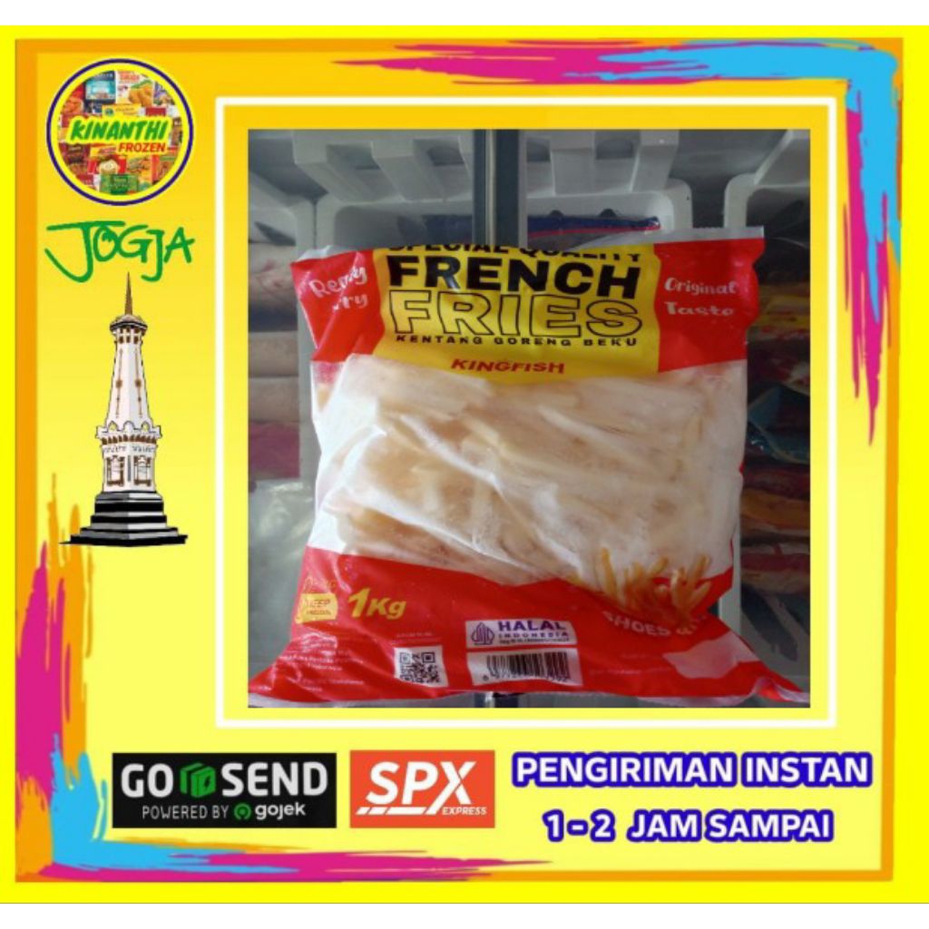 

Kingfish Shoestring 1kg, Jogja Frozen