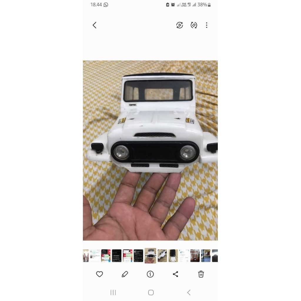 body rc fj40 putih