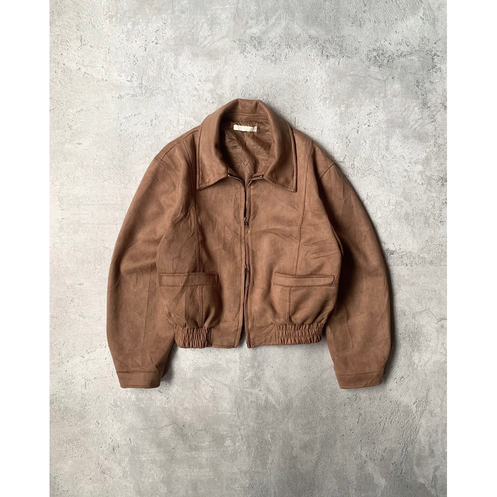 BLOUSON SUEDE JACKET BY MAYBEE BROWN