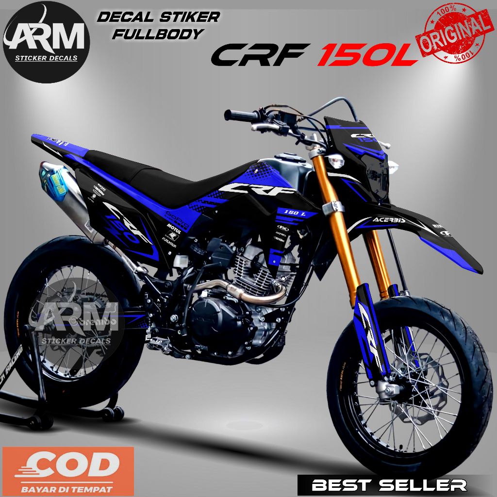ARM Decal Stiker Fullbody Crf 150L Variasi Racing Custom