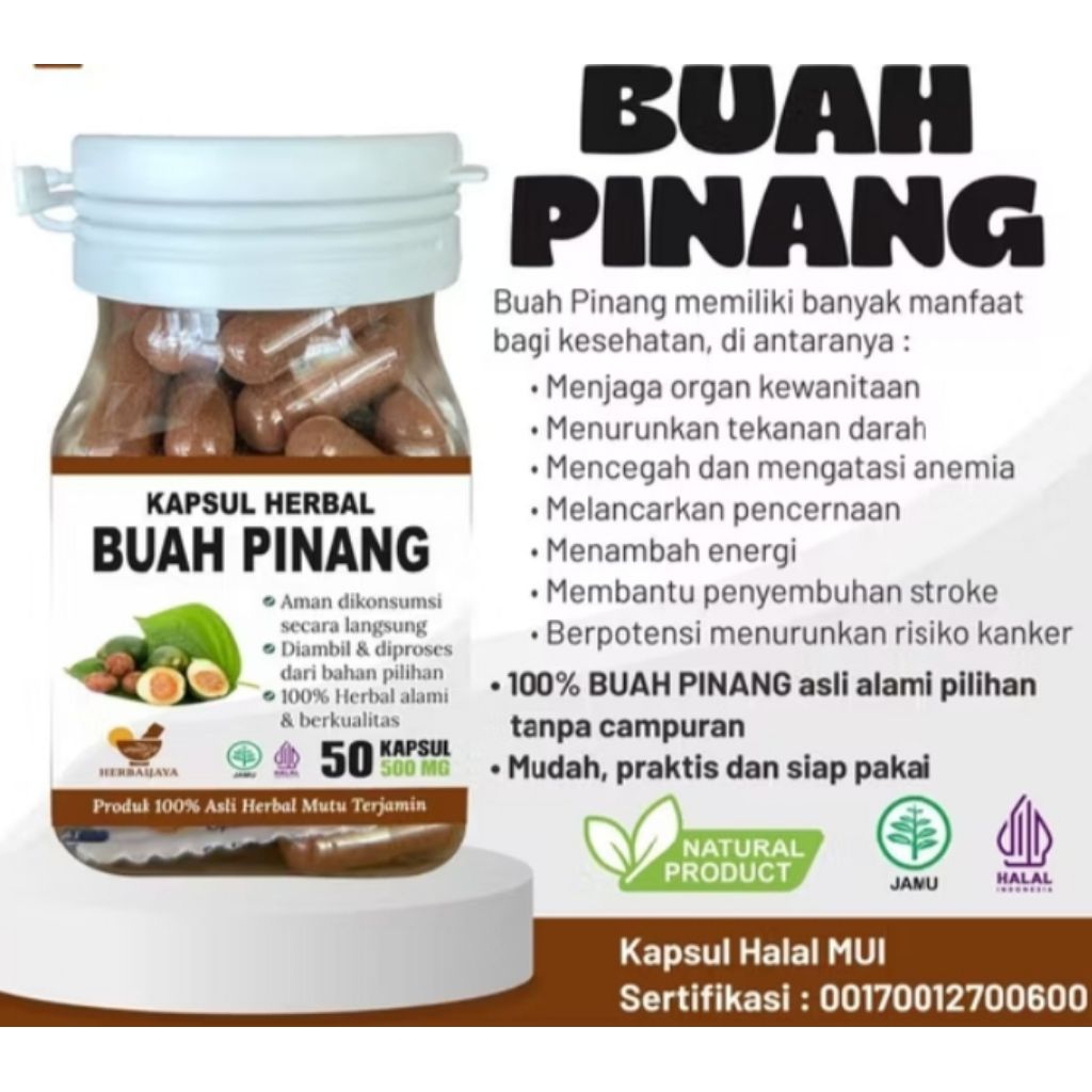 kapsul buah pinang muda