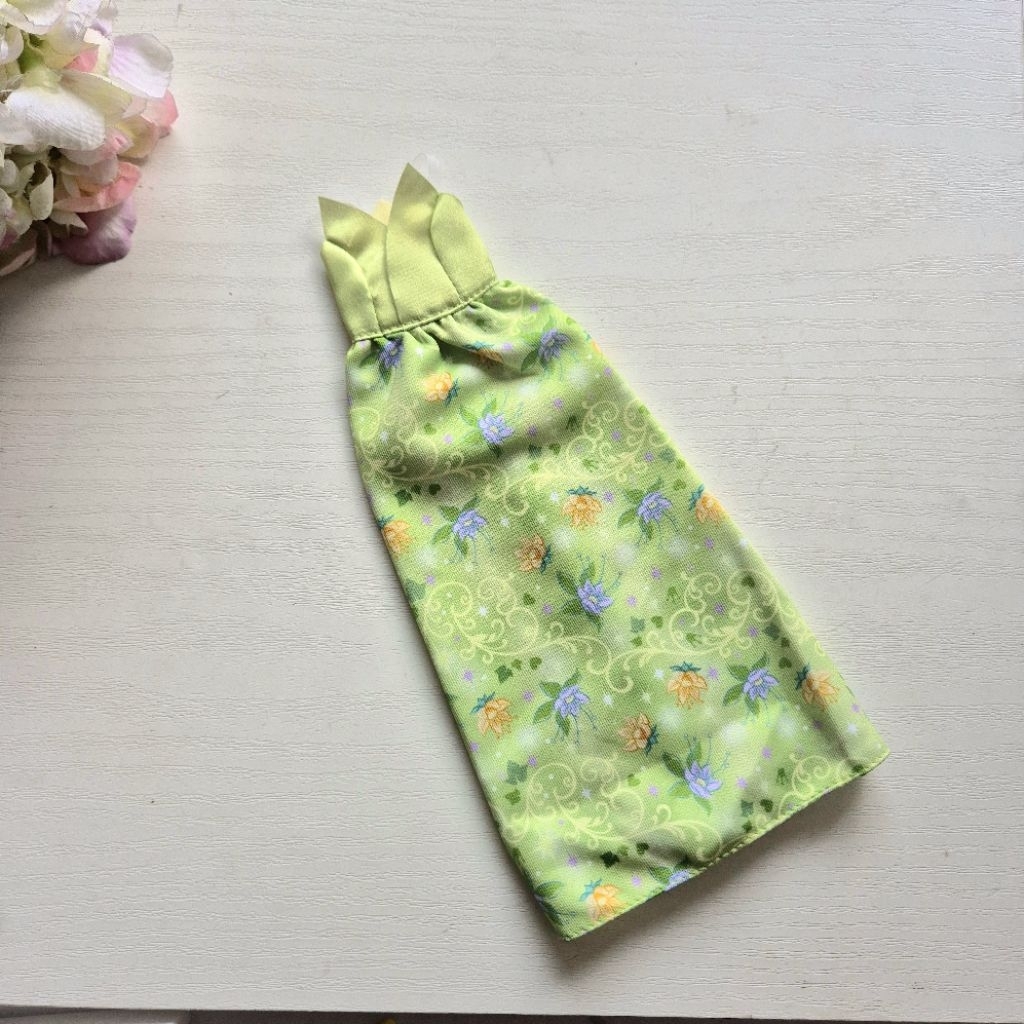 Baju Dress Boneka Disney Princess Tiana fit Barbie