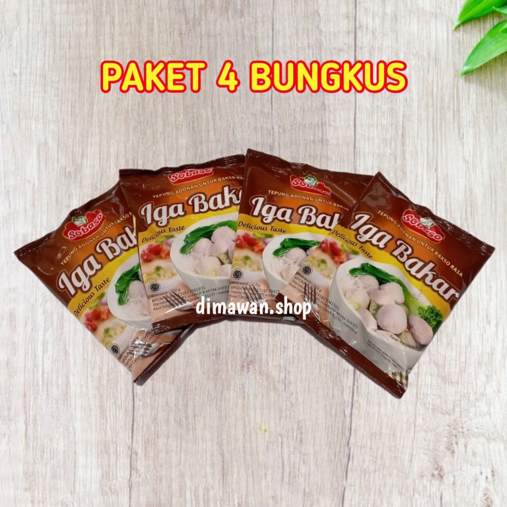 

SOBASO tepung adonan bakso rasa iga bakar 250 gram ( 4pcs )