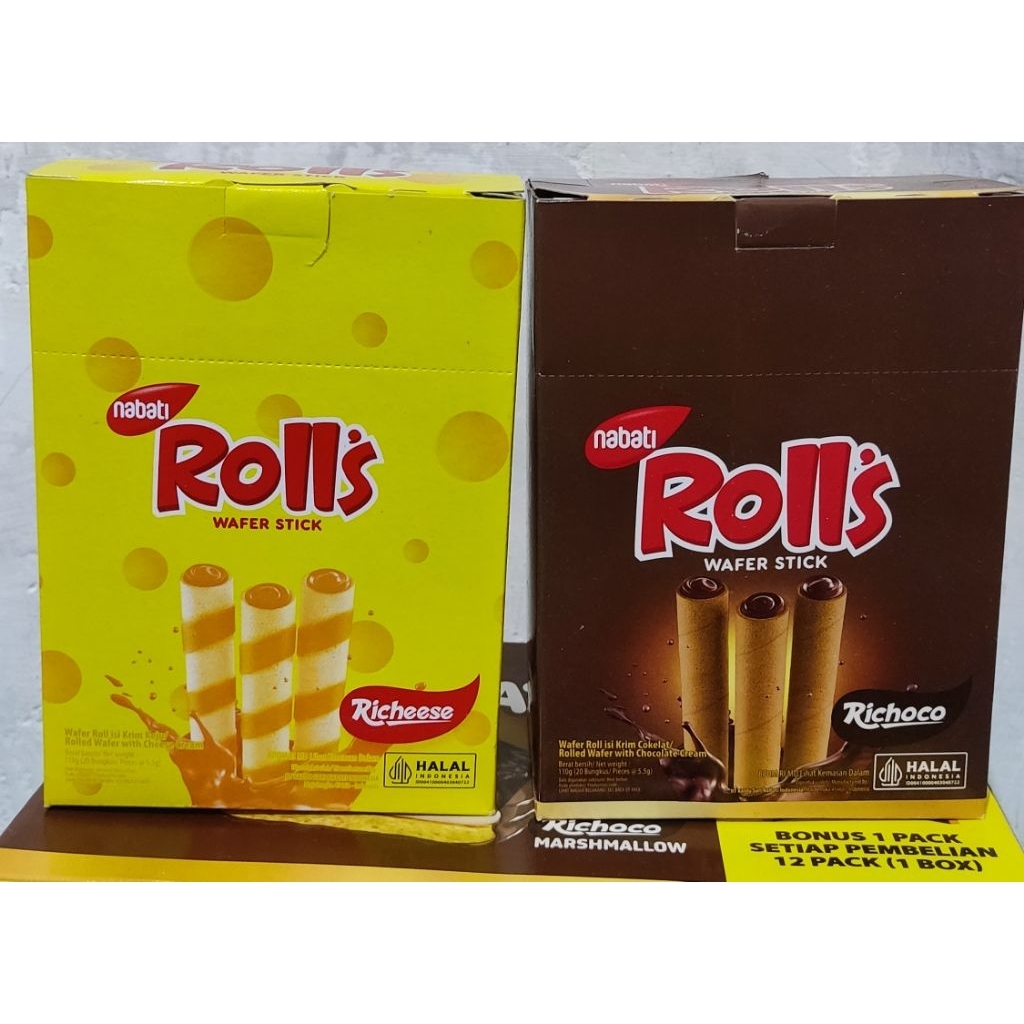 

NABATI Rolls per box isi 20pcs