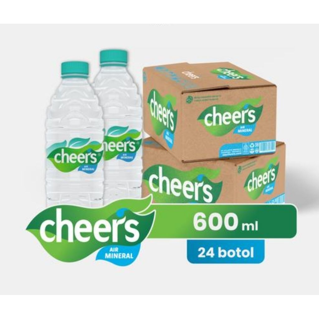 

Air Minum Cheers water natural 600ml (karton)