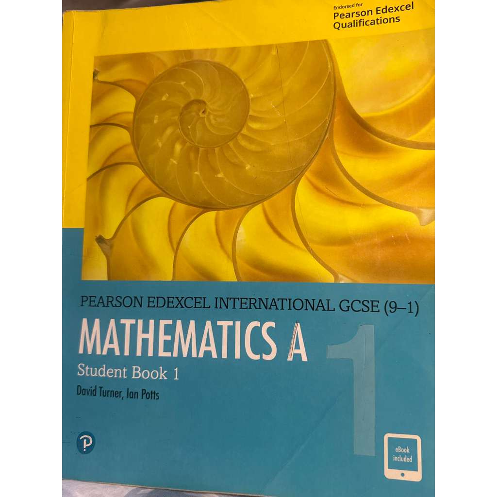 Pearson Edexcel International GSCE Mathematics A (STUDENT BOOK 1)
