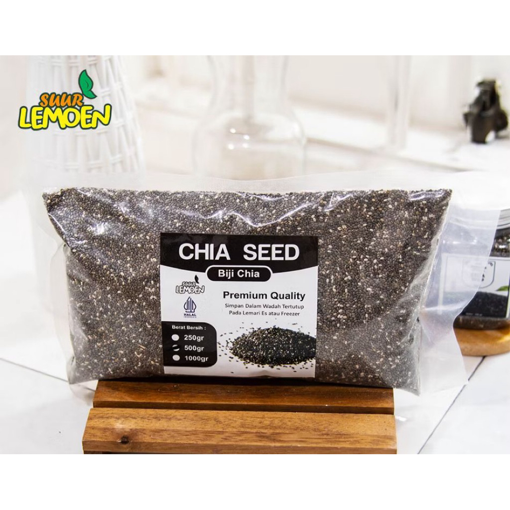 

Chia Seed 100%Organik Premium Halal BPOM - Kaya Nutrisi/Diet/Detoks/Mencegah Penuaan/Gluten Free