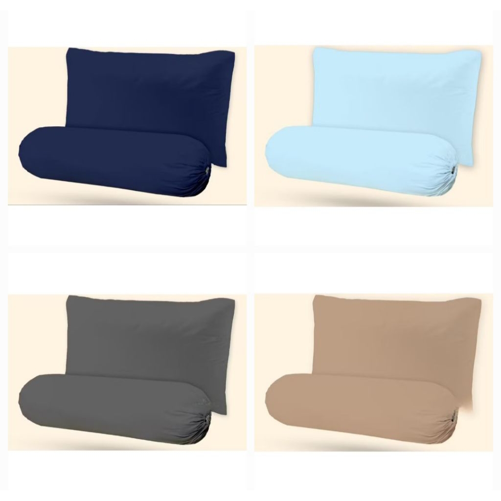 Sarung Bantal / Guling Polos Microtex