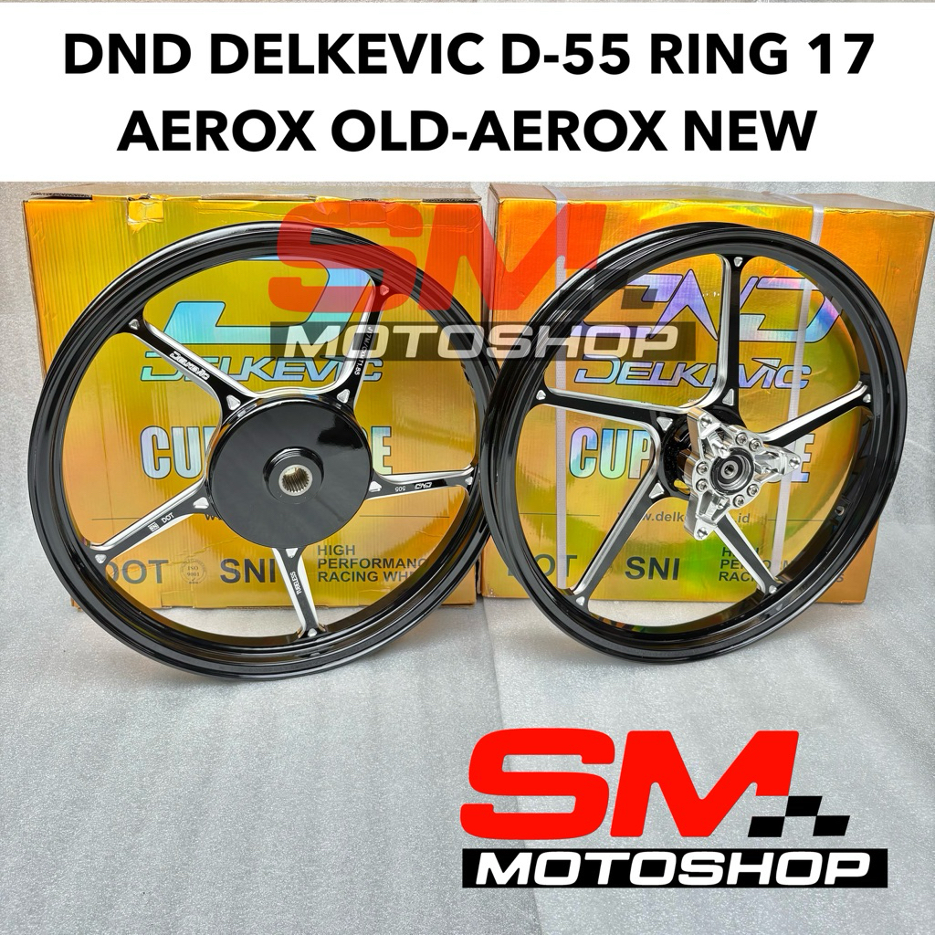 Velg Delkevic D55 Ring 17 Aerox New Aerox Old Model Vnd Ak55 Enkei Dnd D-55 Ring17 Aerox155 160/185