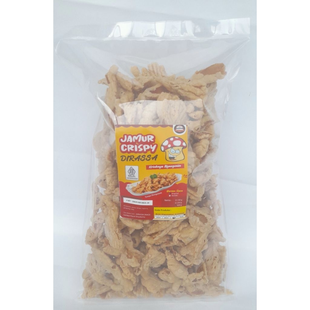

Keripik Jamur Crispy original 500 g