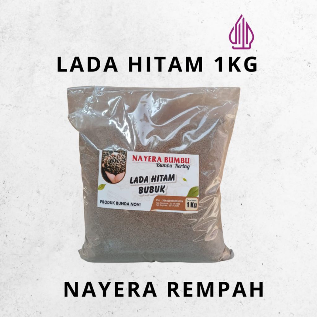 

LADA HITAM 1KG / Bumbu rempah bubuk 100% tanpa bahan kimia