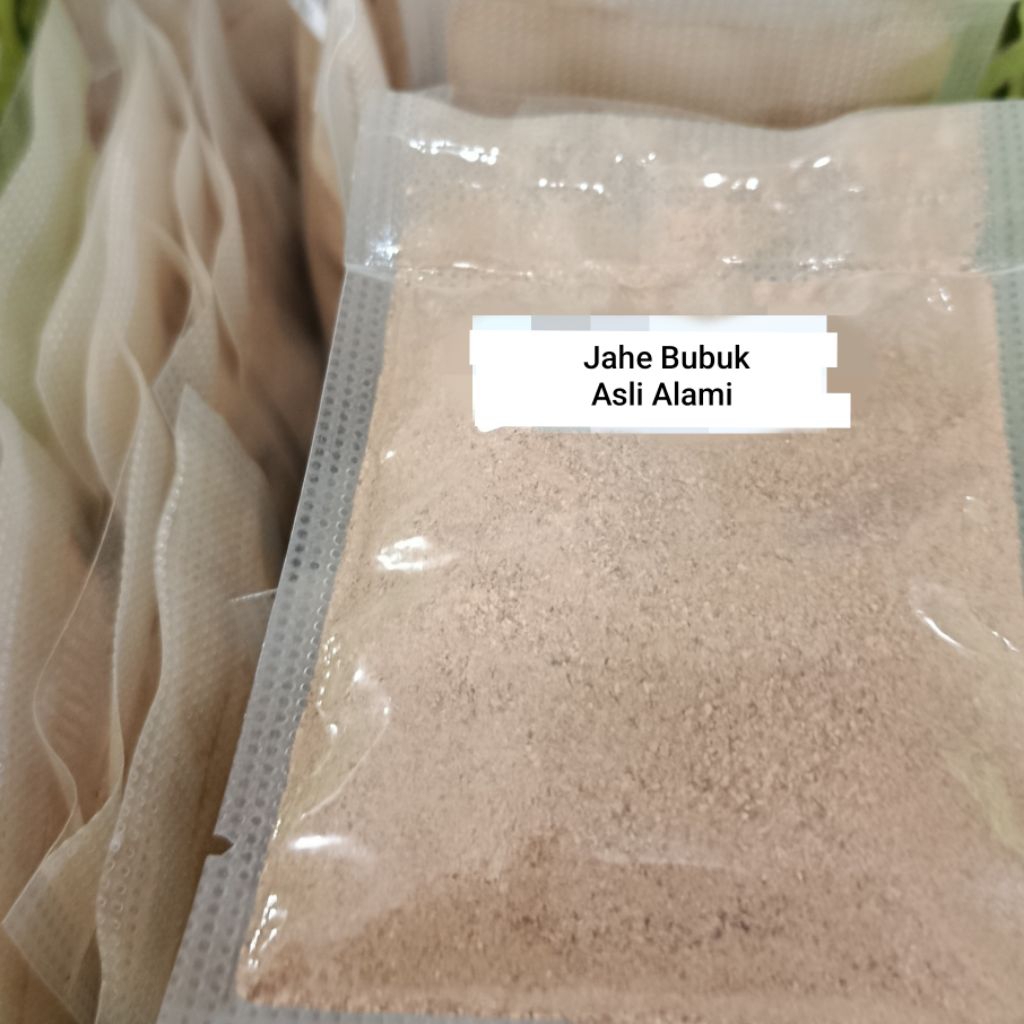 

Jahe Bubuk Asli Alami || Herbal || sachet 50 gr