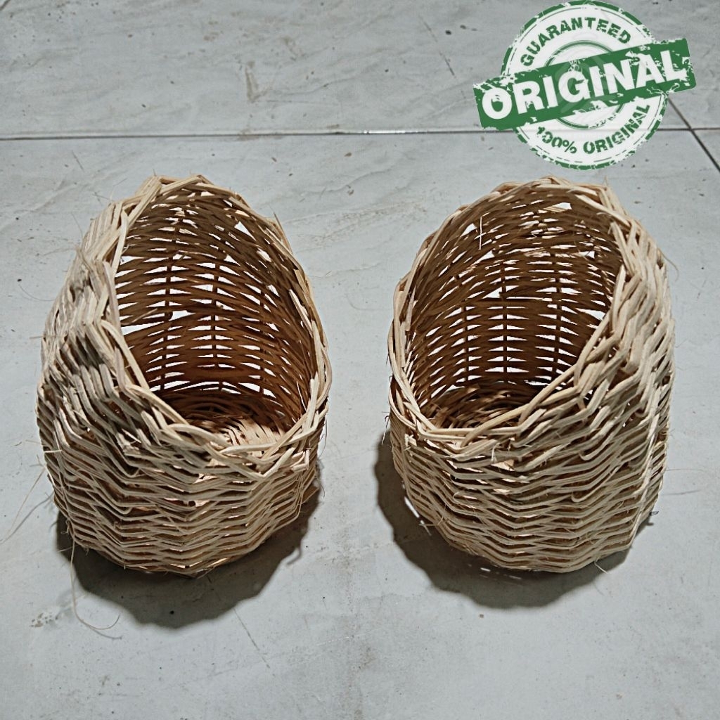 sarang burung kenari gowok rotan