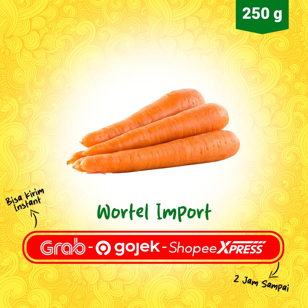 

Wortel Import Fresh – Warna Cerah, Tekstur Renyah