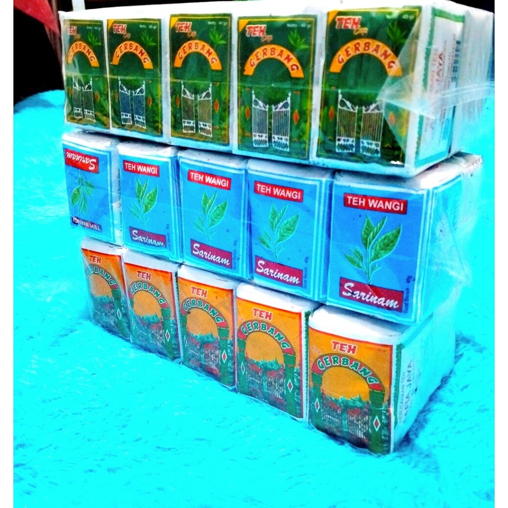 

Teh cap Gerbang khas Solo teh tubruk 40gram isi 10biji