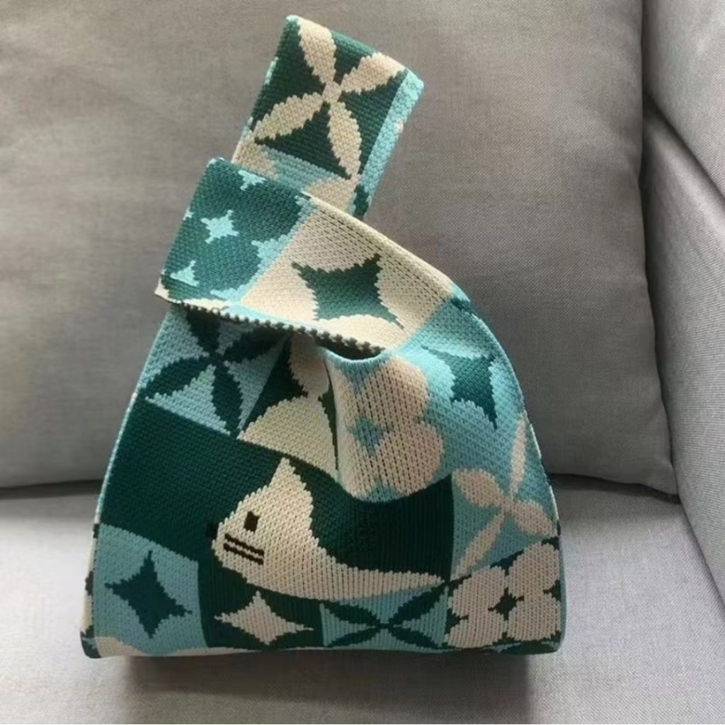 Tas rajut knot bag tas pesta  Tas jinjing kekinian