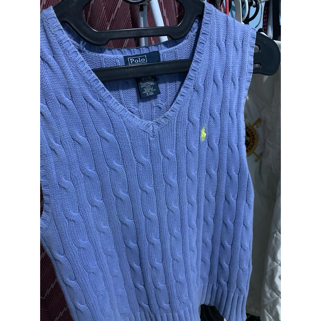 vest ralph lauren - rajut cable knit