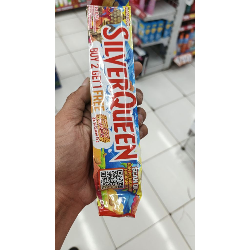 

SILVERQUEEN COKLAT SUSU BATANG 3X 58 BELI 2 GRATUS 1
