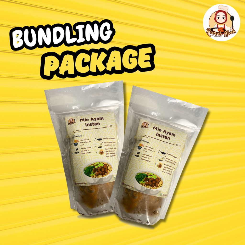 

[Bundling Package] Mie Ayam Instan by Rumah Aboh