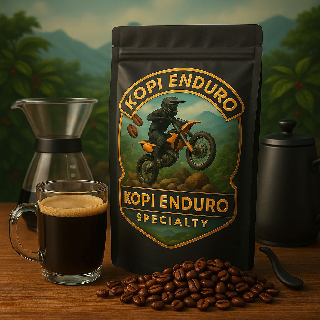 

Enduro Kopi Specialty Grade Full-Washed (Fully Washed / Wet Process) Bubuk Kopi & Biji Sangrai Roasted Beans 100% Arabika Lokal Fresh Roasting.