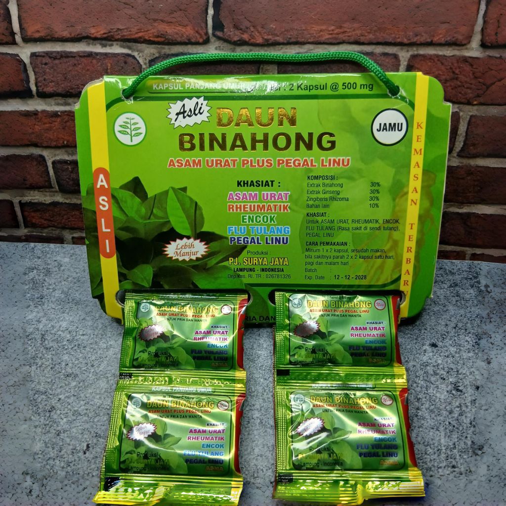 DAUN BINAHONG KEMASAN RENCENG ORIGINAL