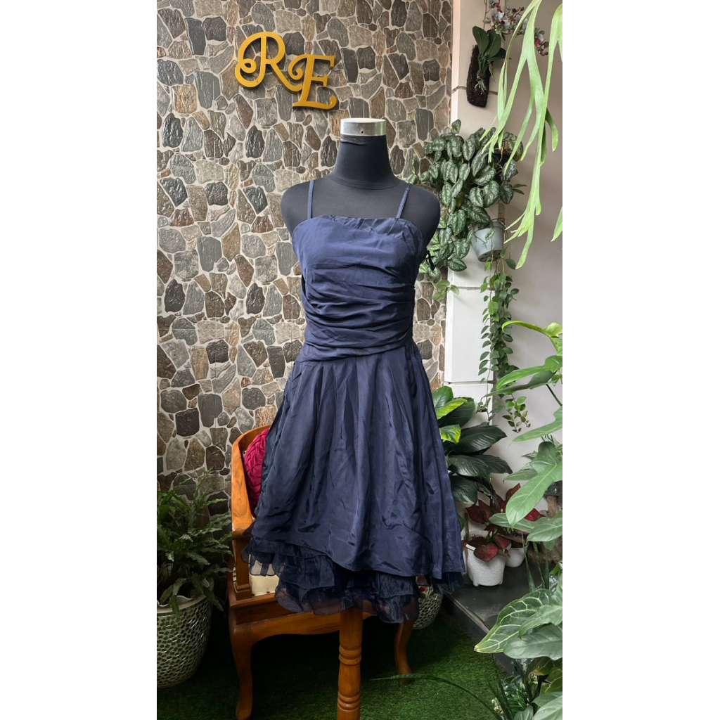 Dress Pesta Biru | Preloved