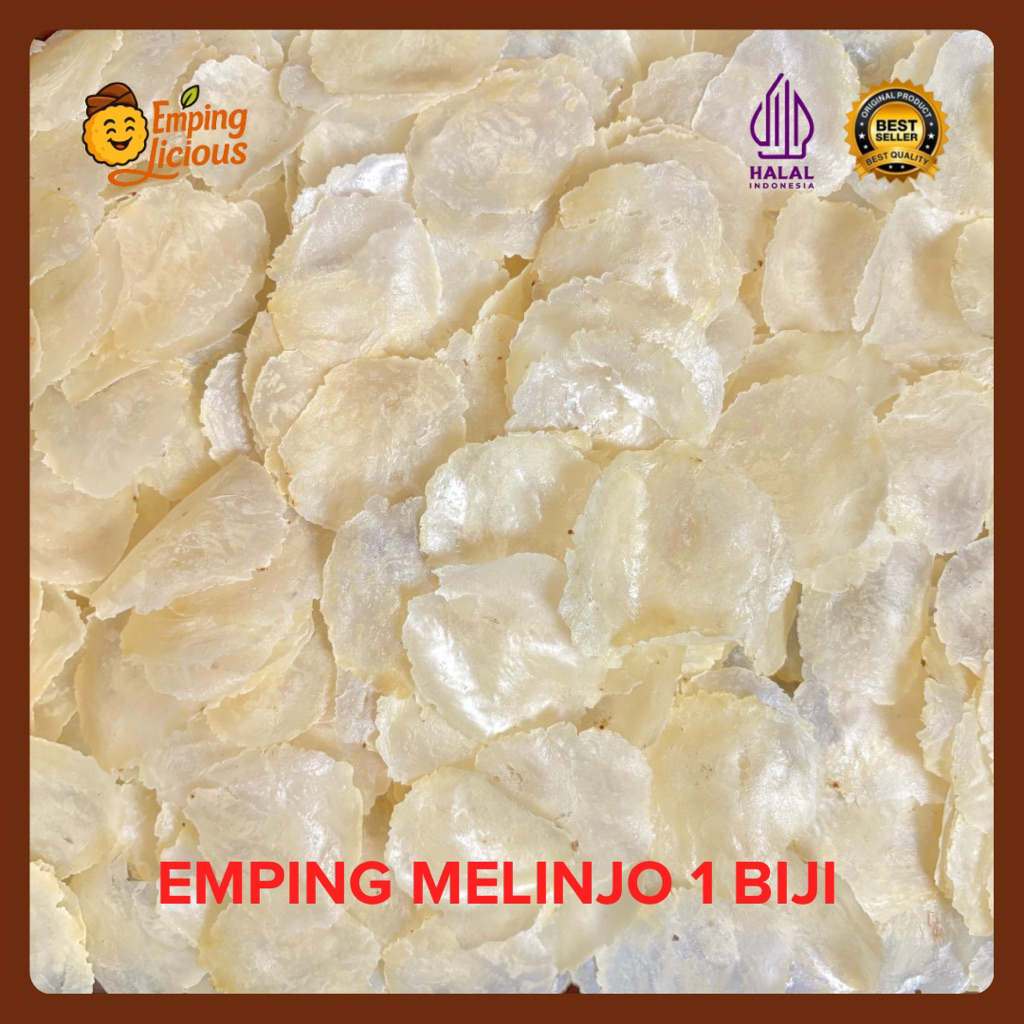 

EMPING MELINJO 1 BIJI SUPER TIPIS - Emping Kualitas Super Tipis Renyah Kering Pasar Asli Kebumen - Snack Cemilan Keripik