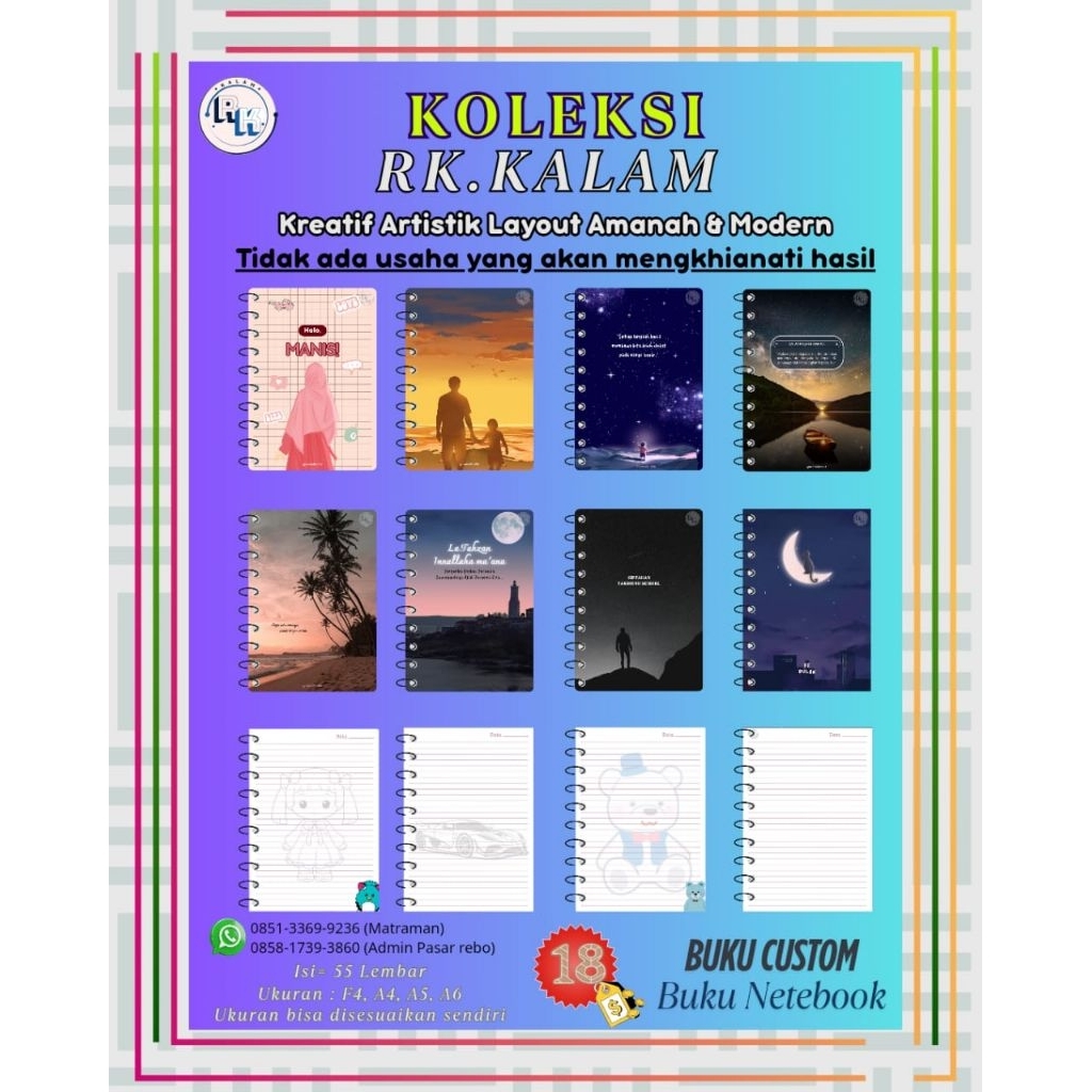 

Buku Notebook Costum