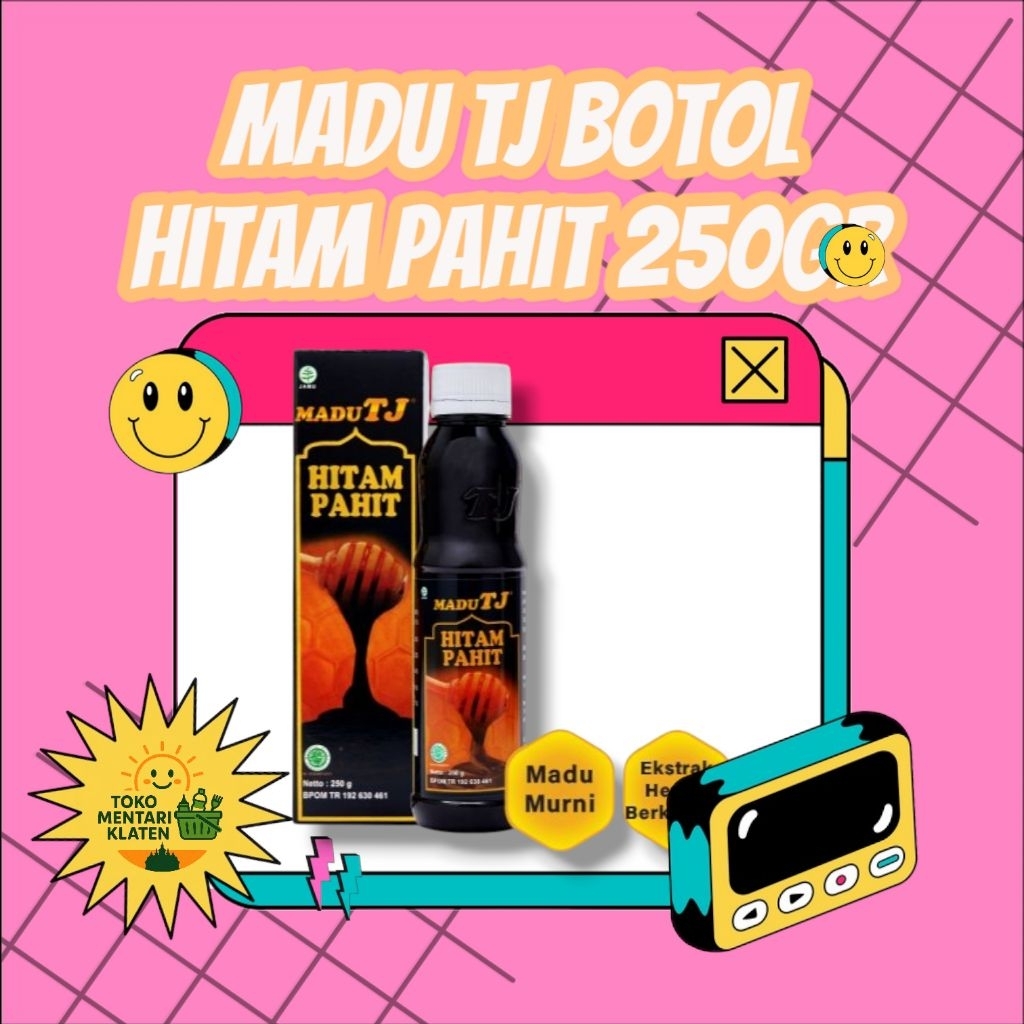 

Madu TJ Hitam Pahit 250gr - Meningkatkan Daya Tahan Tubuh