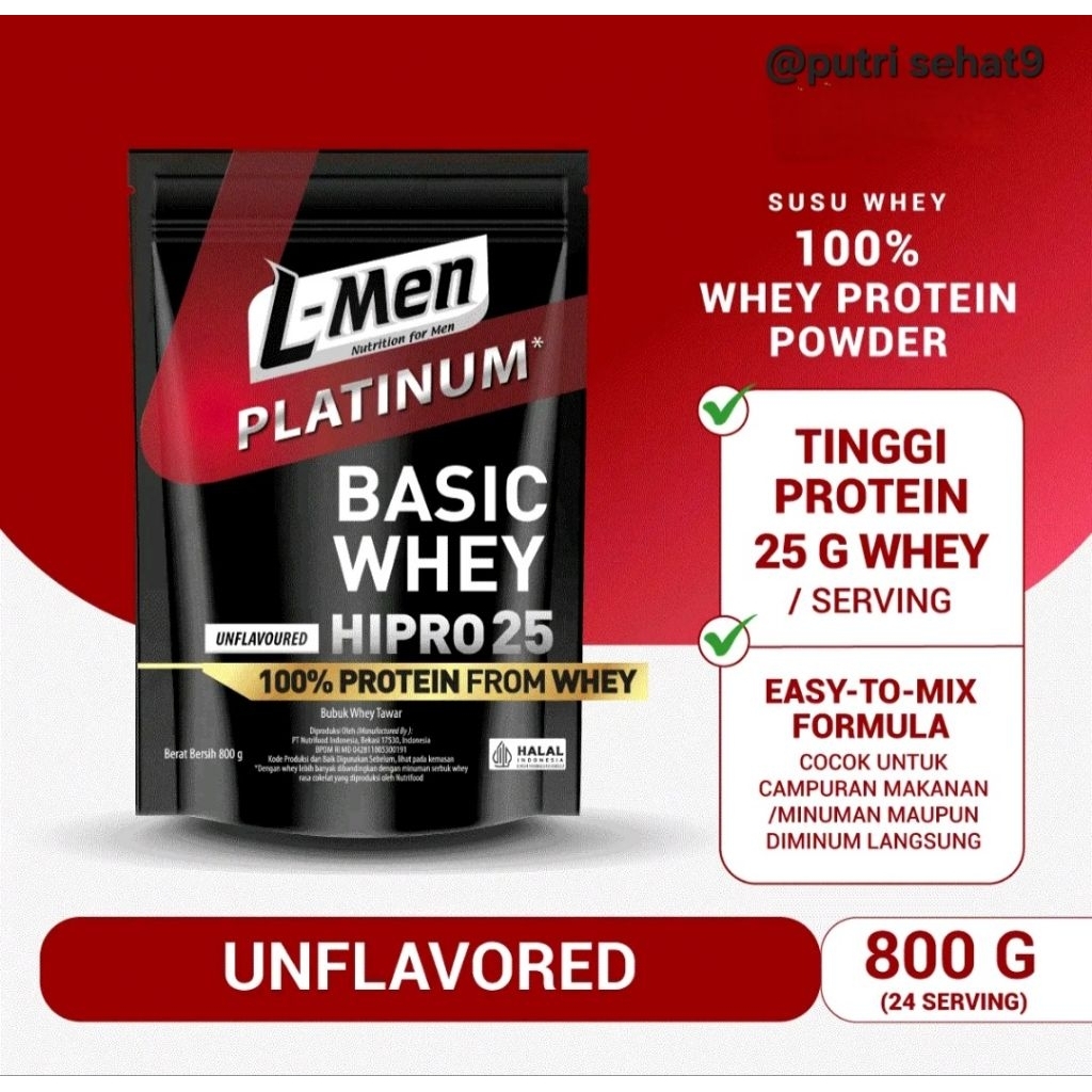 L-MEN PLATINUM BASIC WHEY PROTEIN 800GR