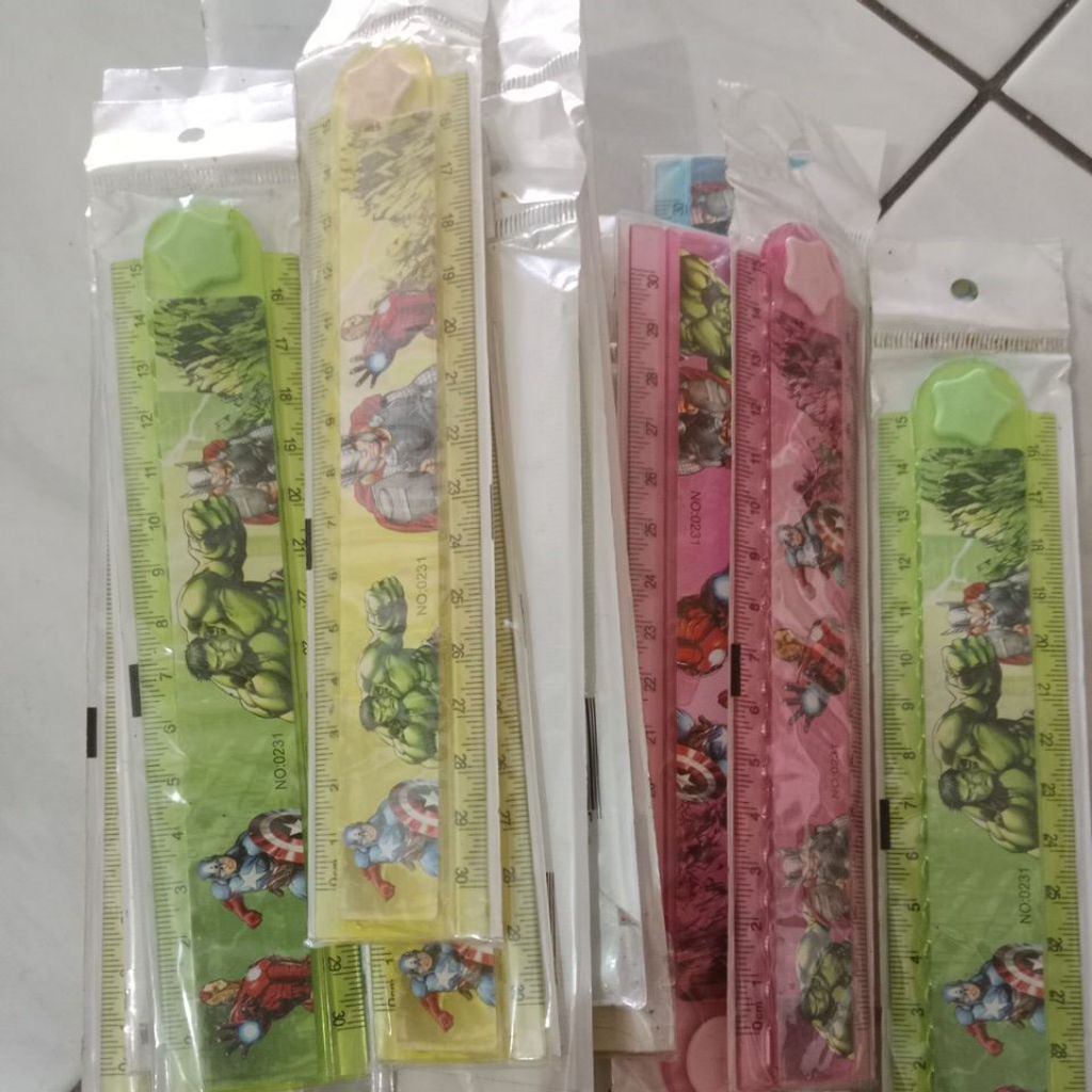 

cuci gudang jual PM01 penggaris mika karakter