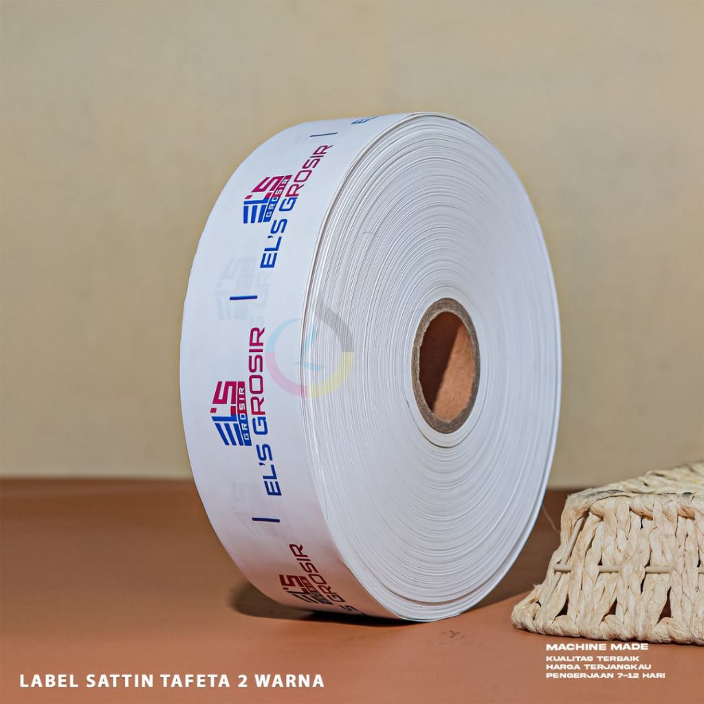 

(160meter)Label TAFETA nylon label tafeta label baju label pakaian label merek label