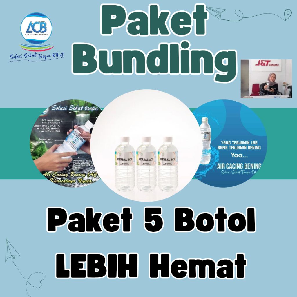 

Paket 5 Botol Herbal Acb Ukuran 500ml