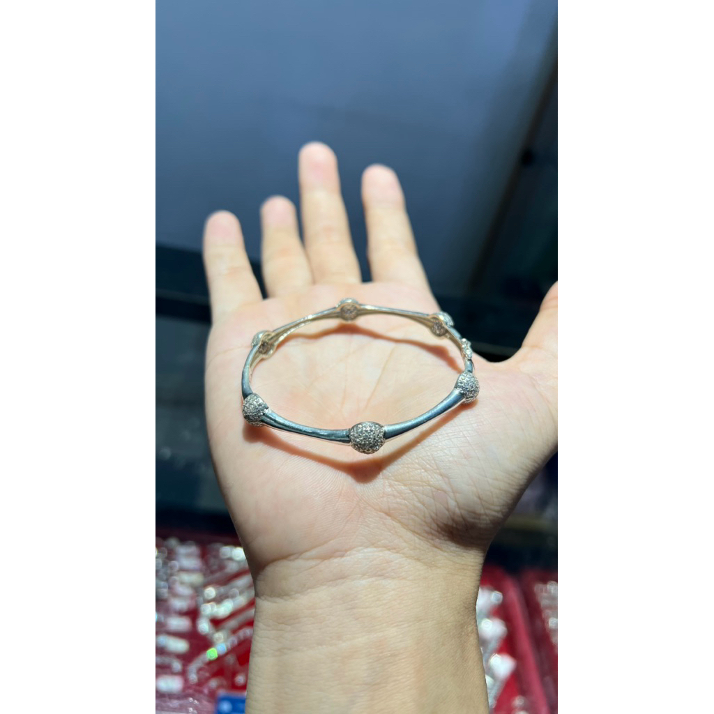 GELANG BANGLE KAKU PERAK 925