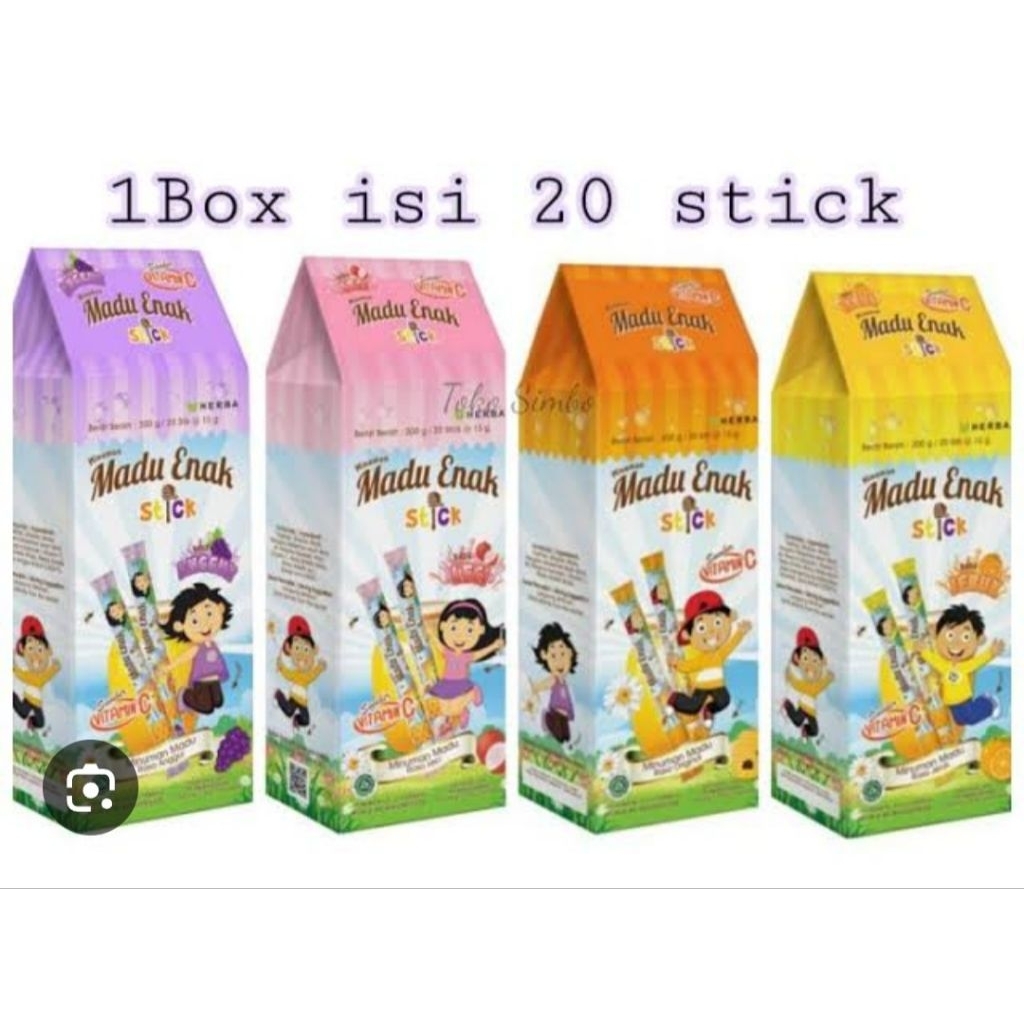 

Madu enak stick/madu vitamin anak/madu stick per box