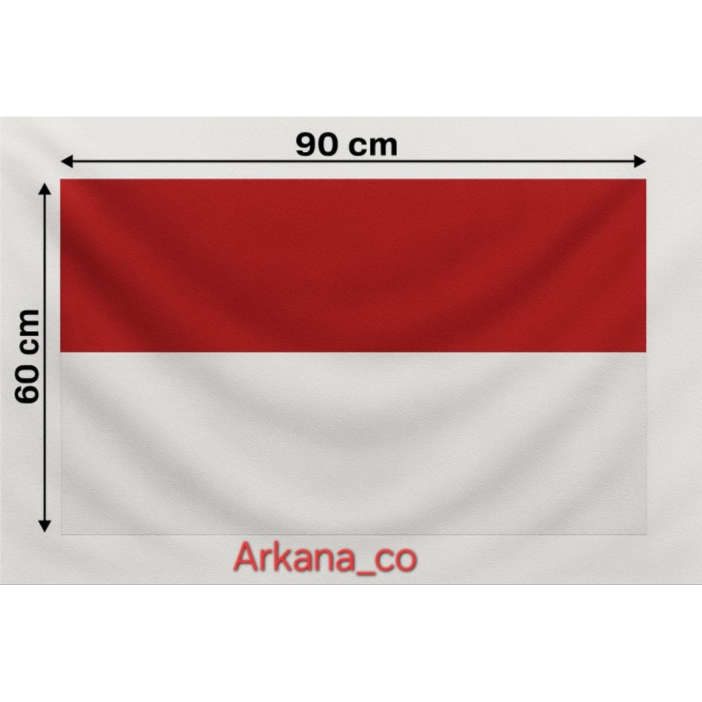 Bendera Indonesia Merah putih kain peles