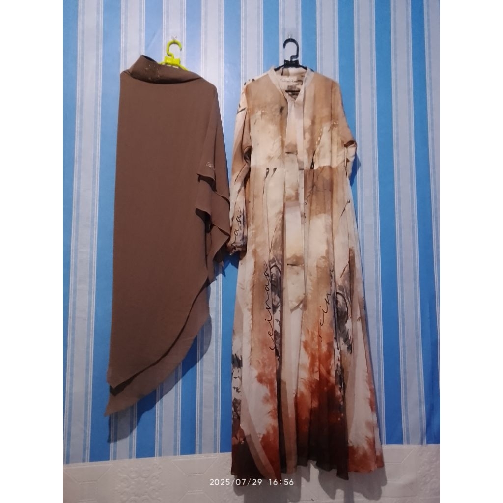 GAMIS SET BRANDED SEINAA HIJAB PL