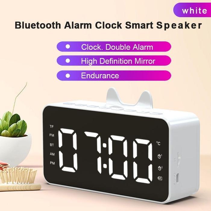 CLOCK DIGITAL +  SPEAKER BLUETOOTH PORTABLE