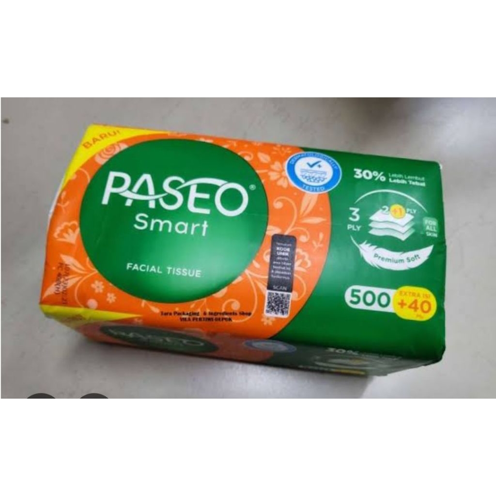 tissue paseo 500 sheet