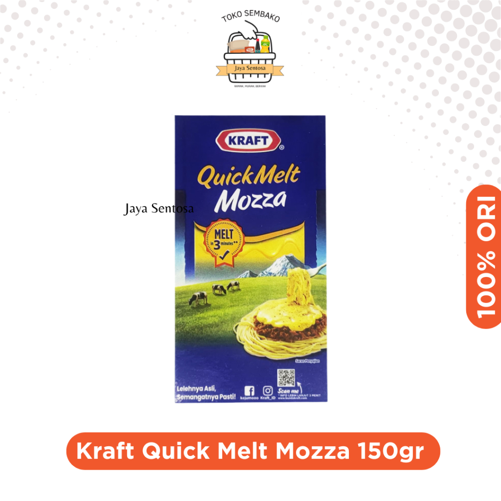 

Keju Kraft Quick Melt Mozza 150gr | Keju Mozarella