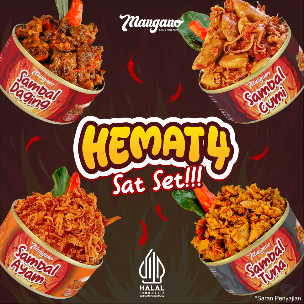 

Pasti Hemat 4 Mangano Sambal Sat Set Instan Nagih Promo