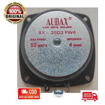 SPEAKER AUDAX 3,5 Inch Daya 50 Watt AX-3503 / AX3503 FW4 / AX 3503 FW4 / AX3503 FW4 – ORIGINAL