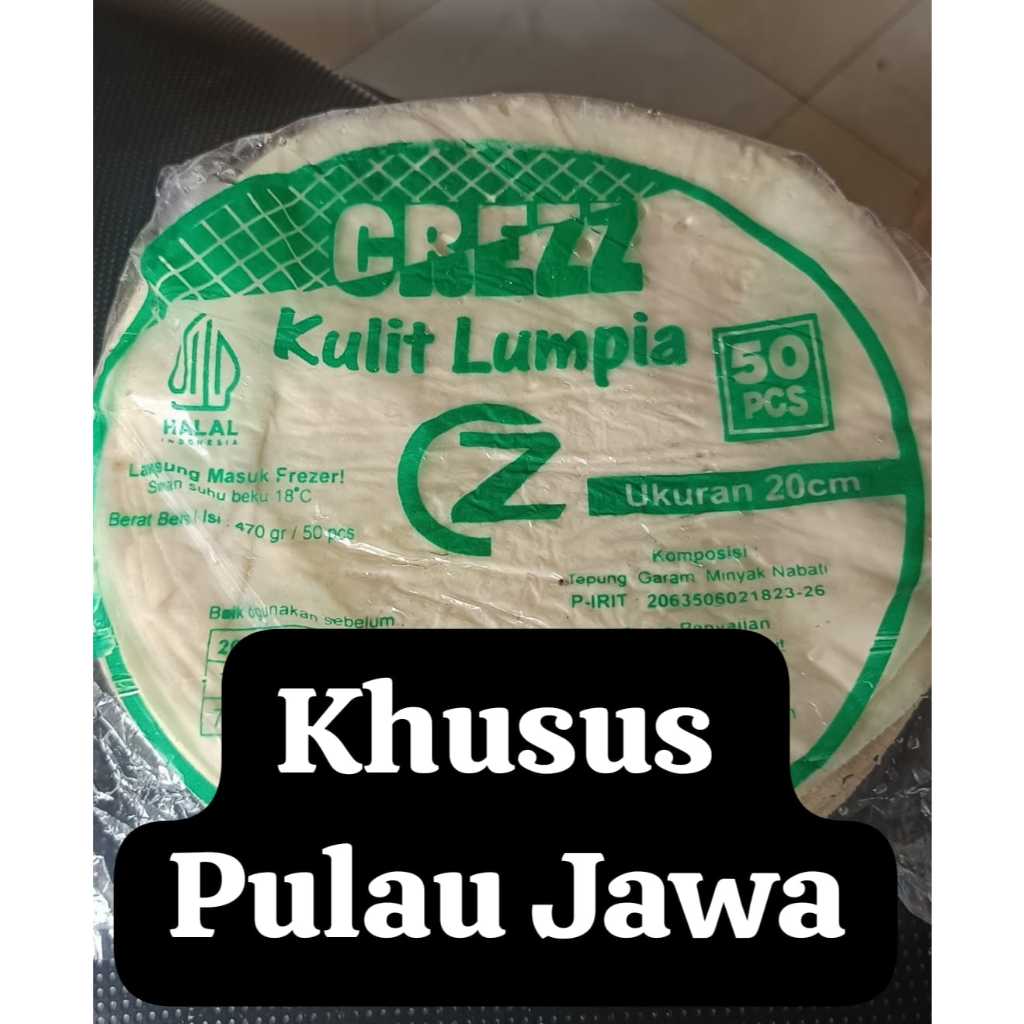 

Kulit Lumpia Frozen Isi 50 – Lentur Tidak Mudah Sobek – Siap Goreng – Kulit Lumpia Halal Beku