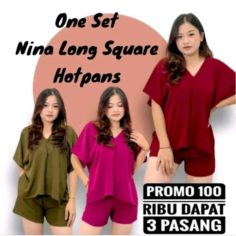 One Set Pajamas Andin Crinkel PREMIUM//Setelan Baju CRINKEL ANDIN Wanita Dewasa TERBARU